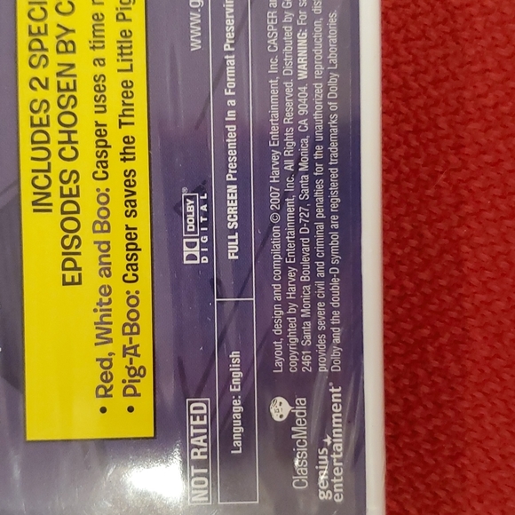 Casper the Friendly Ghost Wendy the Witch Vols. 1 & 2...& 2003 'Casper' 3 DVDs - Picture 6 of 12
